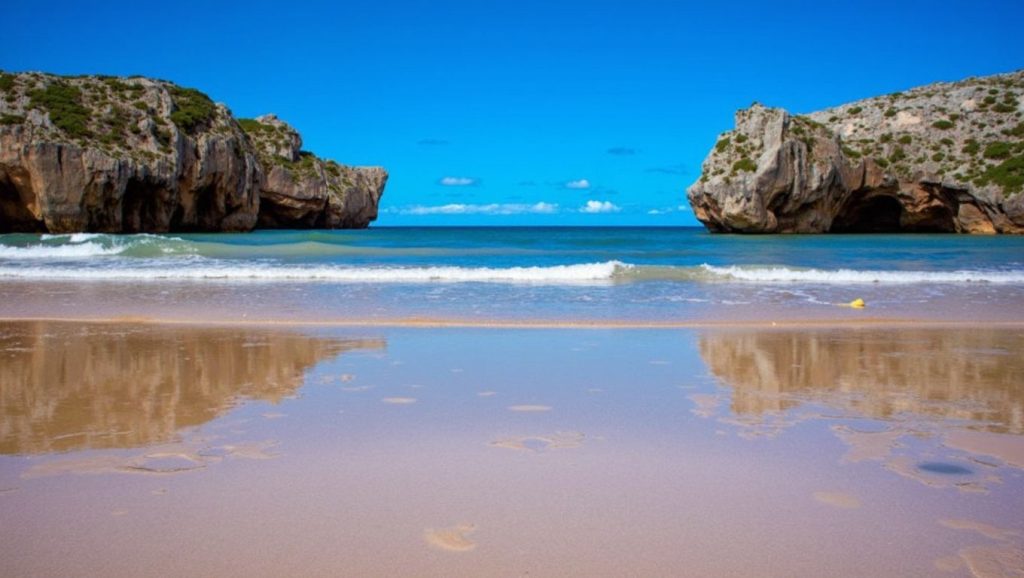Playa de Albuerne en Asturias (Asturias)