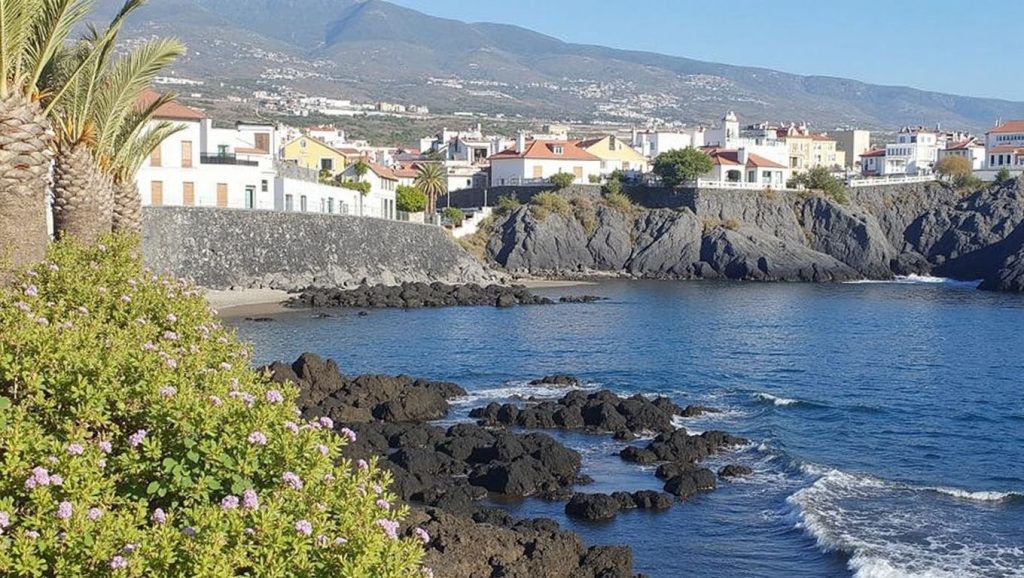 Panorámica de Playa de Alcalá, Tenerife