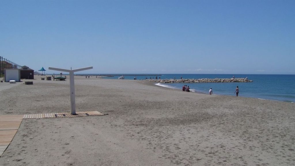 Arena fina en Almerimar, El Ejido, Almería