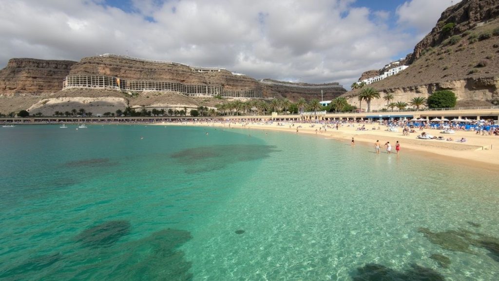 Playa de Amadores en Mogán (Gran Canaria)