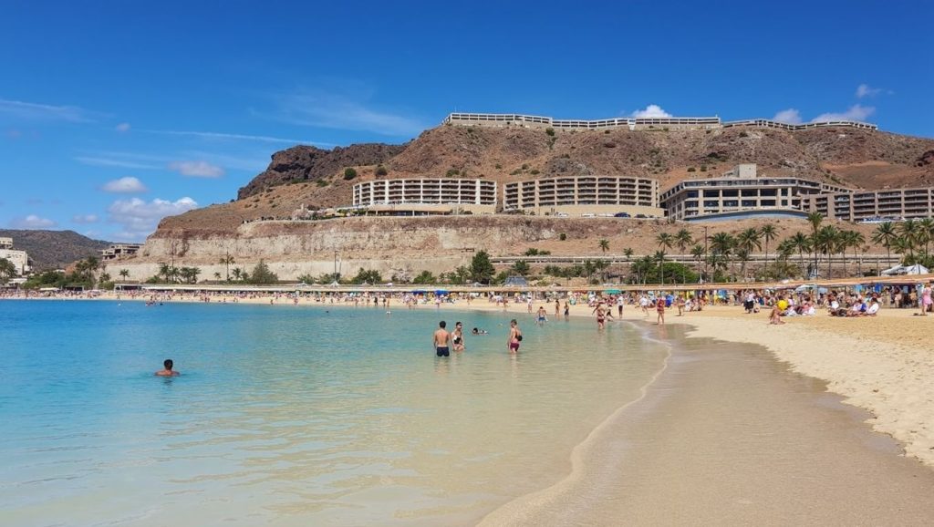Panorámica de Playa de Amadores, Gran Canaria