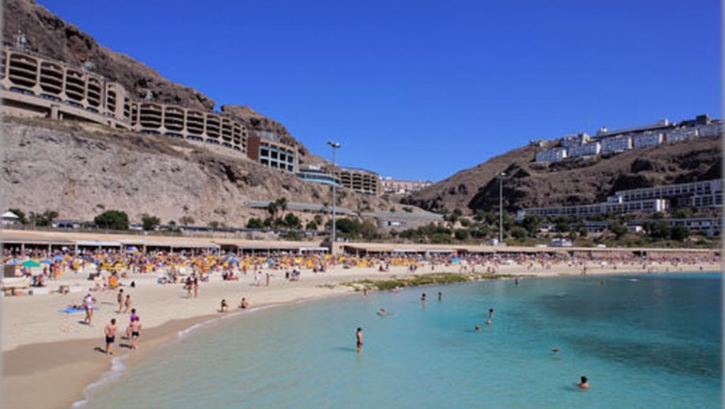 Entorno natural de Playa de Amadores en Gran Canaria