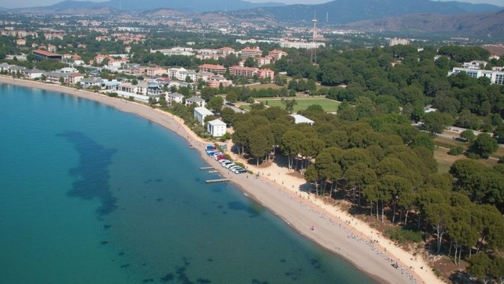 Vista de Playa de Ancon Sierra en Marbella, Málaga