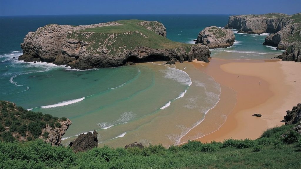Acantilados y costa de Playa de Antilles, Asturias (Asturias)