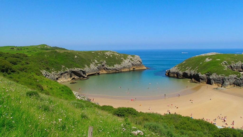 Aguas de Playa de Antilles en Asturias (Asturias)