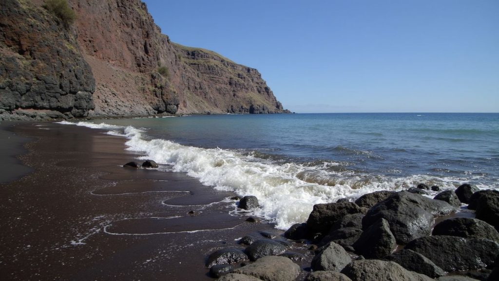 Panorámica de Playa de Argaga, La Gomera