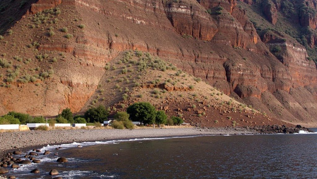 Arena volcánica de Playa de Argaga, Vallehermoso (La Gomera)