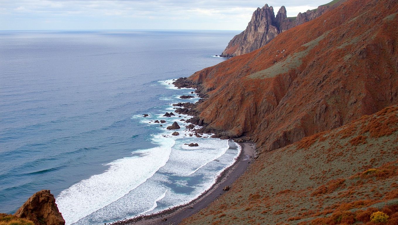 Playa del Arguamul (Vallehermoso, La Gomera)