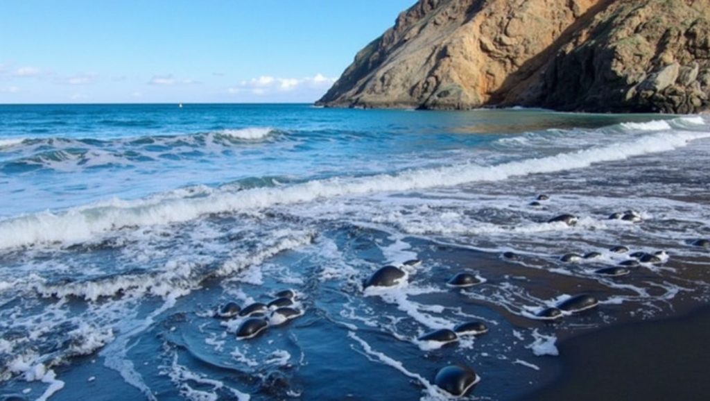 Panorámica de Playa del Arguamul, La Gomera