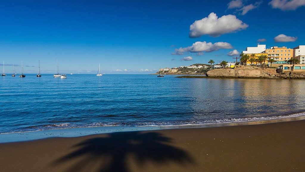 Arena volcánica de Playa de Arguineguín, San Bartolomé de Tirajana (Maspalomas) (Gran Canaria)