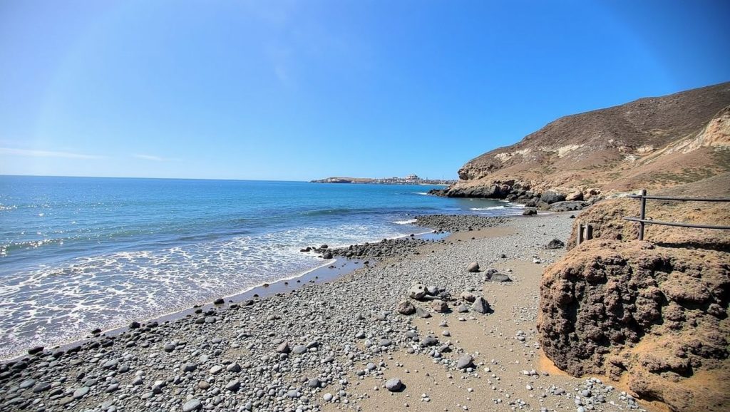 Aguas de Playa de Arguineguín en San Bartolomé de Tirajana (Maspalomas) (Gran Canaria)