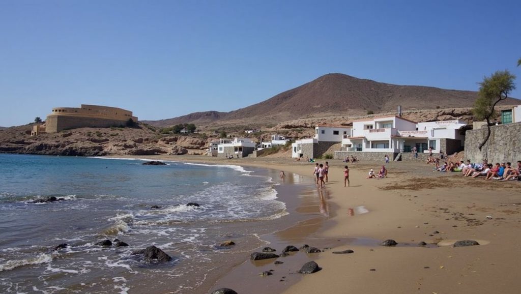 Aguas de Playa de Arinaga en Agüimes (Gran Canaria)