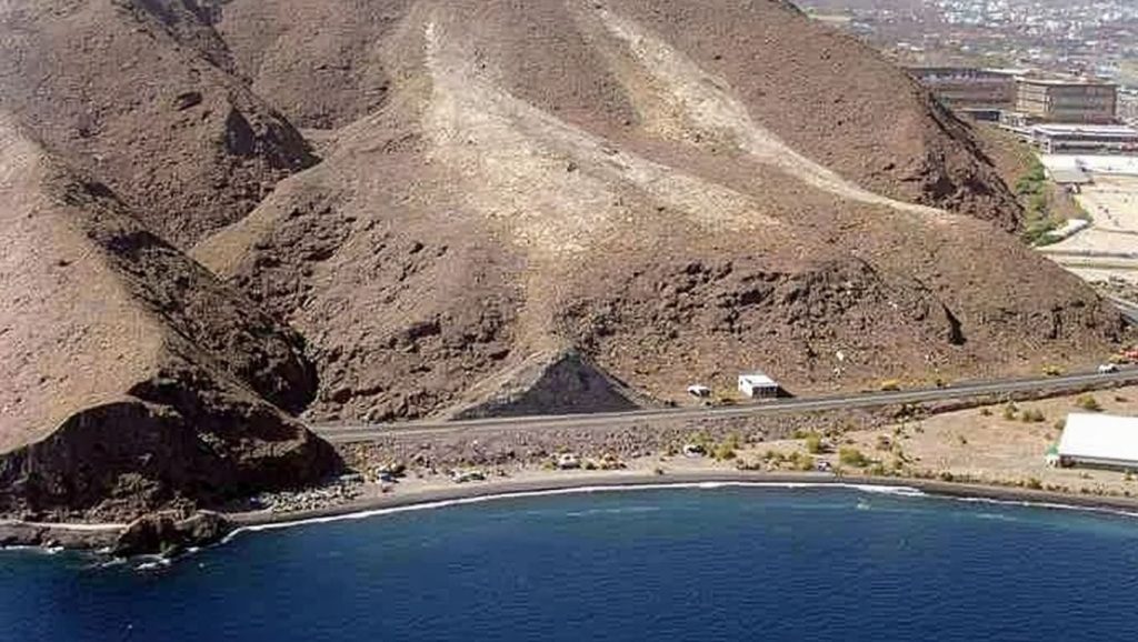 Arena volcánica de Playa de Arriba o Las Bajas, Güímar (Tenerife)