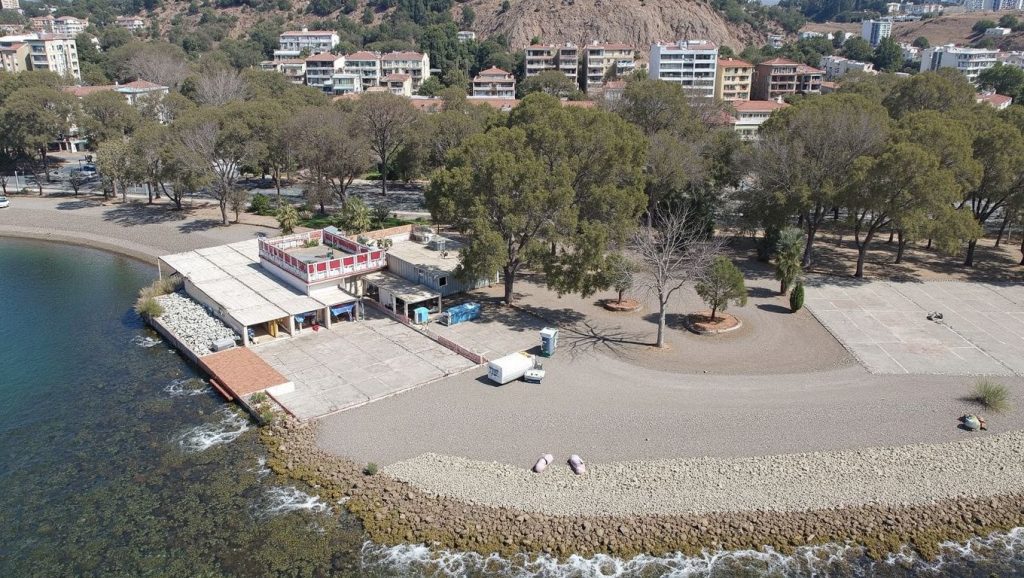 Panorámica completa de Playa de Baños del Carmen, playa de Málaga