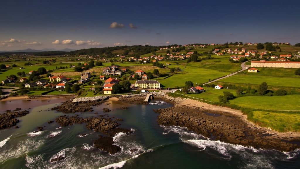 Playa de Bañugues en Gozón (Asturias)