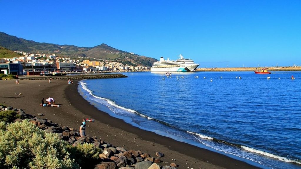 Panorámica de Playa de Bajamar, La Palma