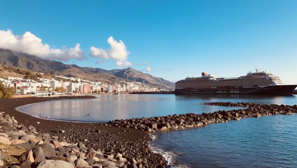 Vista general de Playa de Bajamar, Nerja