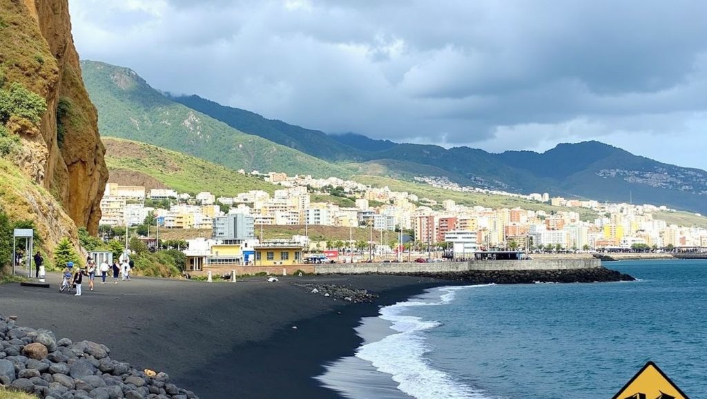 Arena volcánica de Playa de Bajamar, Santa Cruz de La Palma (La Palma)