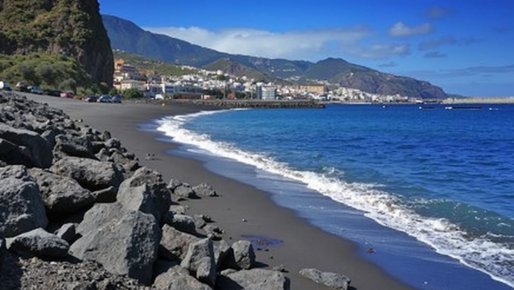 Aguas de Playa de Bajamar en Santa Cruz de La Palma (La Palma)