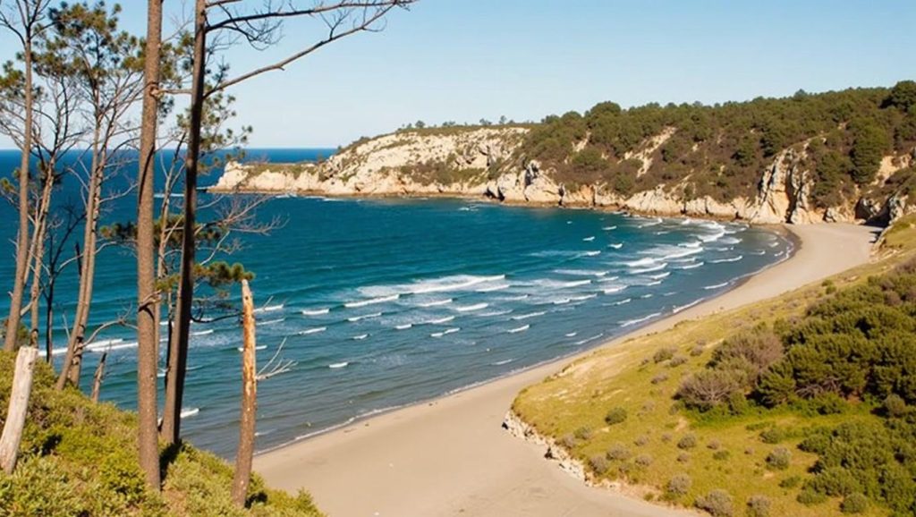 Panorámica de Playa de Barayu, Asturias