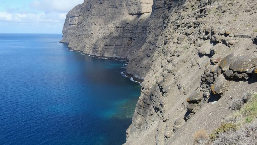 Entorno natural de Playa de Barranco Seco en Tenerife