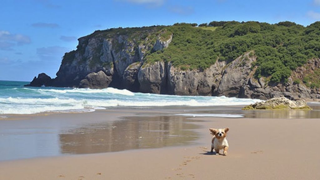 Entorno natural de Playa de Bayas - Zona para perros en Asturias