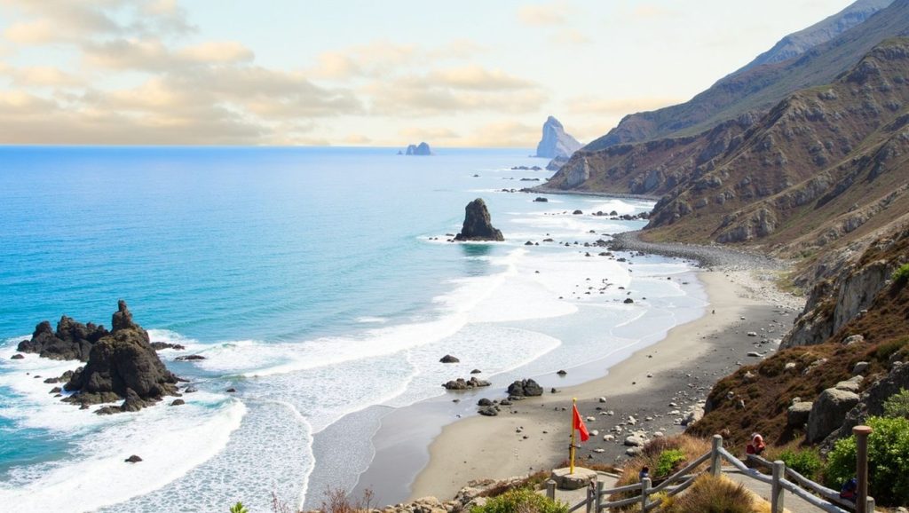 Panorámica de Playa de Benijo, Tenerife
