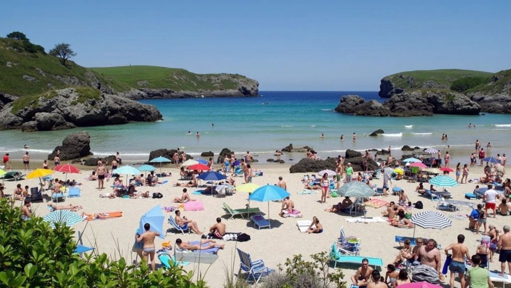 Playa de Borizu en Llanes (Asturias)