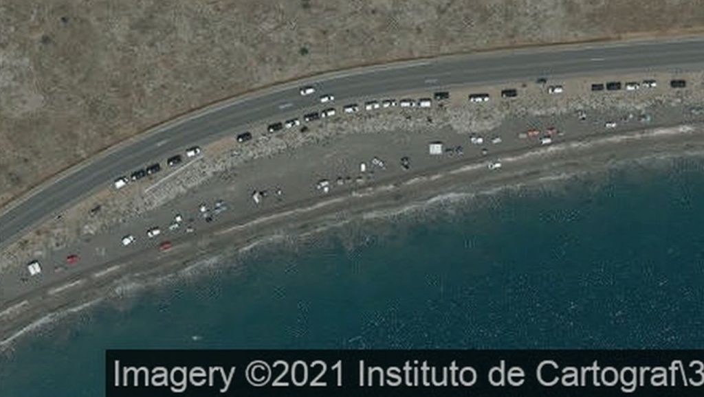 Panorámica de Playa de Calaceite con cielo despejado, Torrox