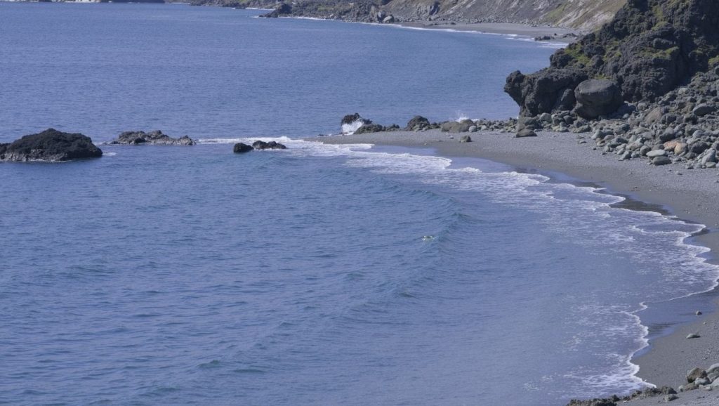 Textura de arena en Calaceite, Torrox, Málaga