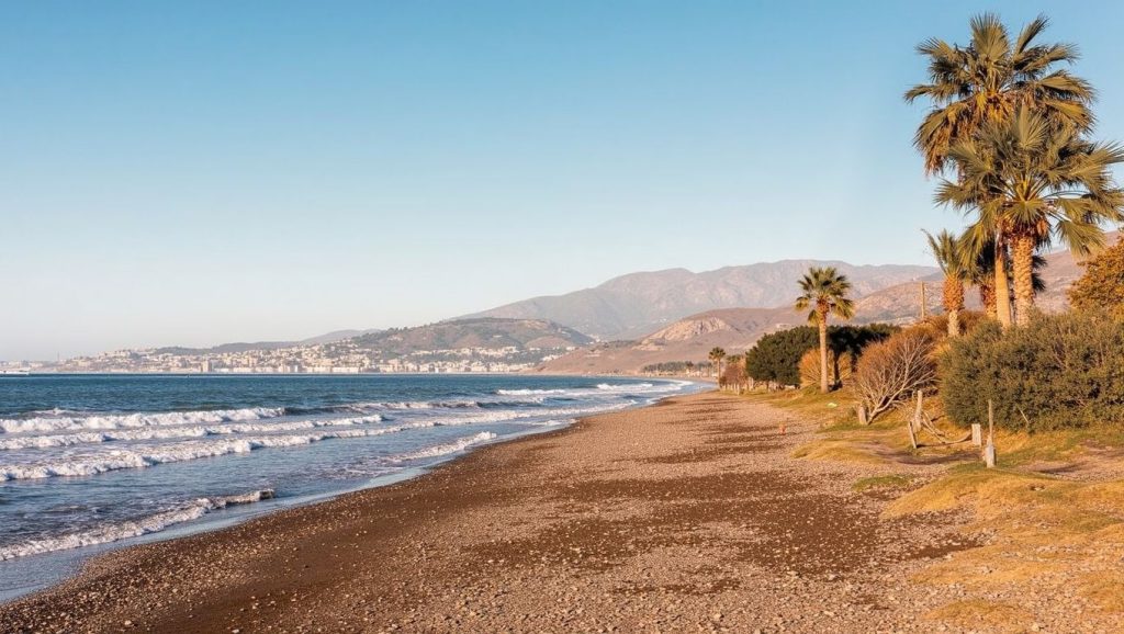 Textura de arena en Calahonda, Motril, Granada