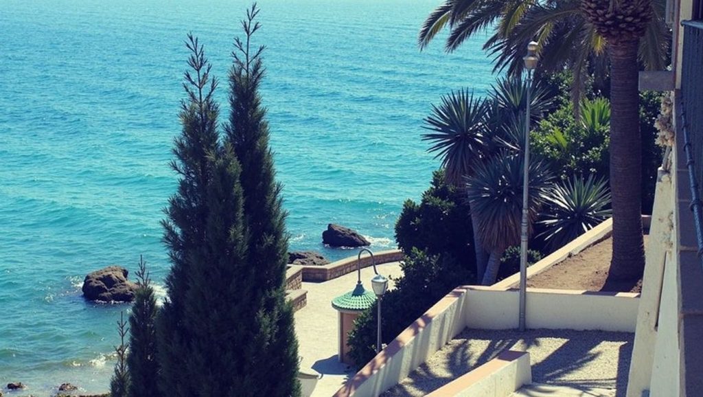 Playa Calahonda de Nerja desde la arena, Nerja, Málaga