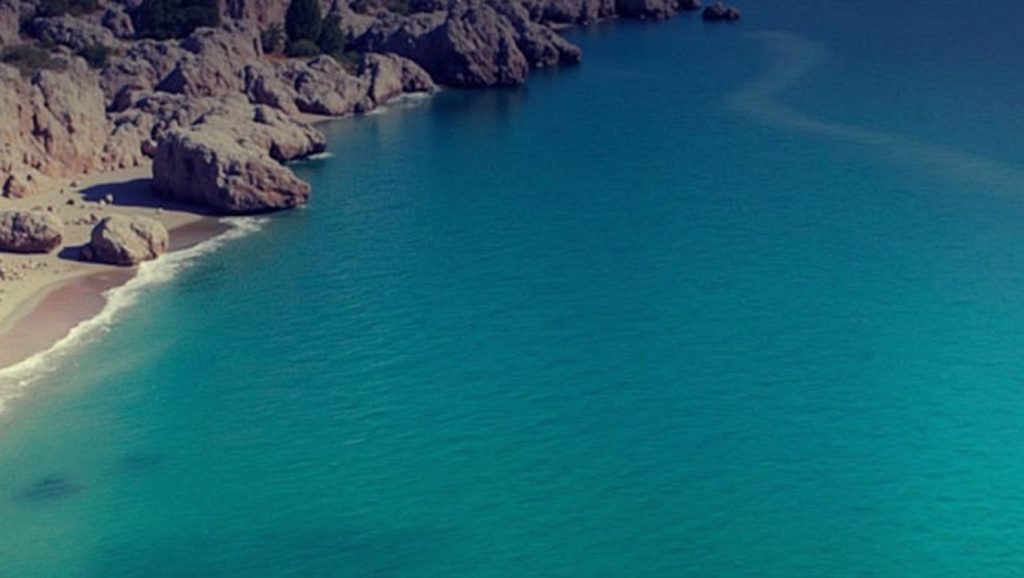 Horizonte desde Playa de Calahonda de Nerja, Nerja, Málaga