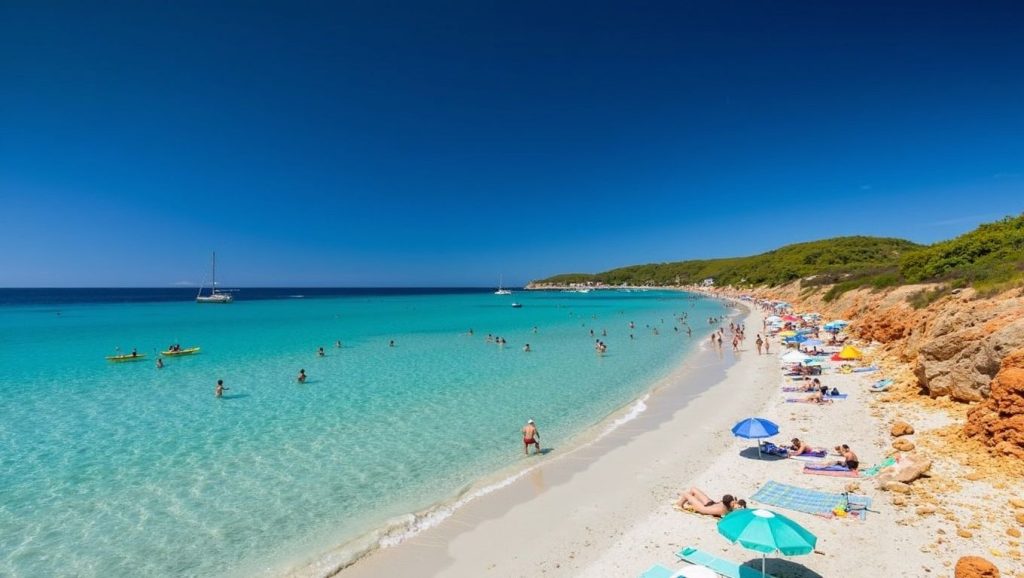 Vista general de Playa de Camp de Mar, Andratx