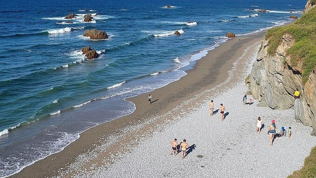 Acantilados y costa de Playa de Campiecho, Asturias (Asturias)