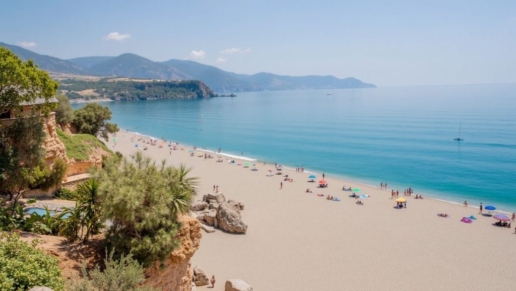 Playa de Carabeillo (Nerja) — playa en la costa de Málaga