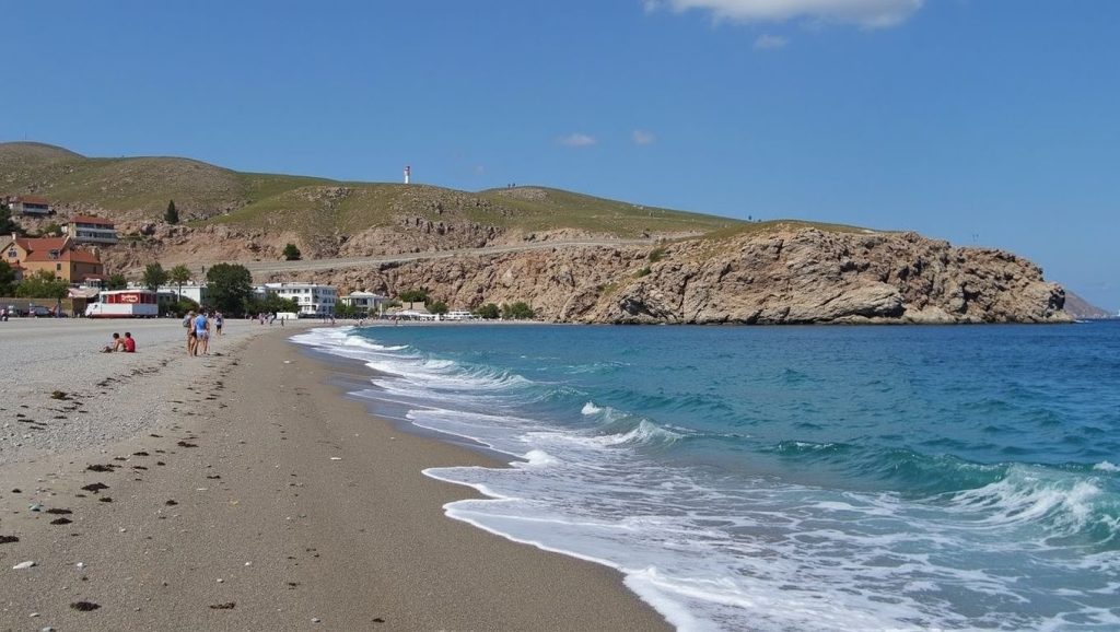 Acceso a Playa de Carchuna desde el aparcamiento, Motril