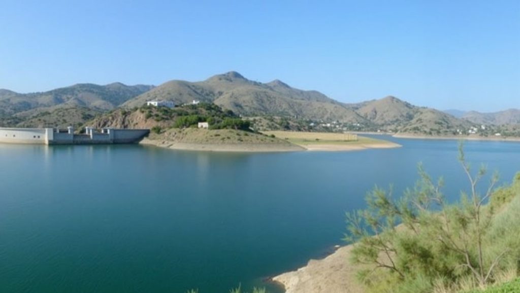 Vista del litoral en Playa de Casasola, Estepona
