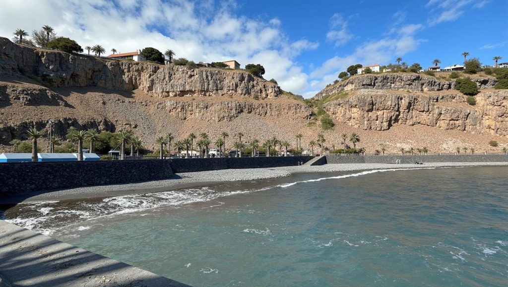 Entorno natural de Playa de Cascante en La Gomera