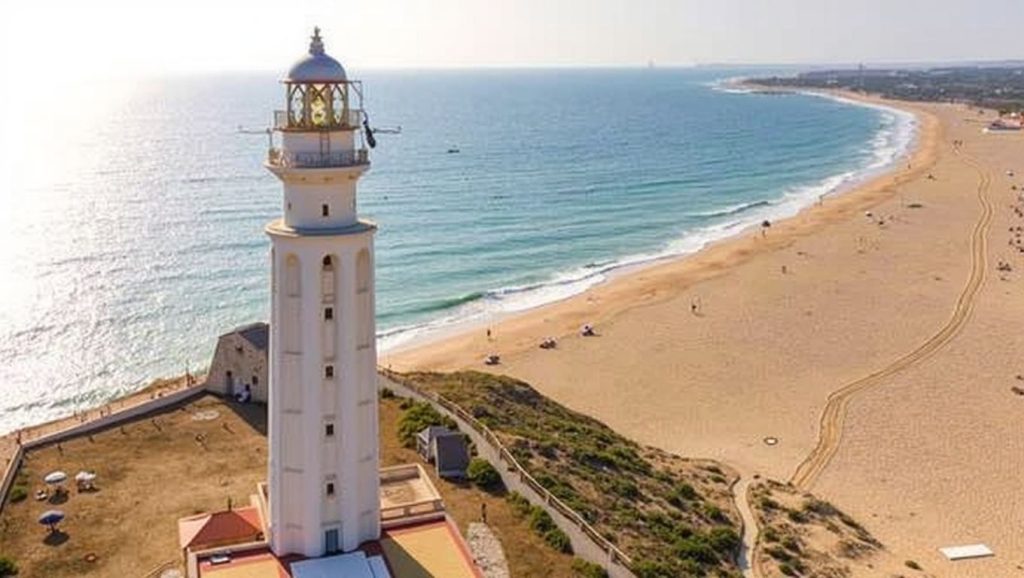 Vista general de Playa de Castilnovo, Conil de la Frontera