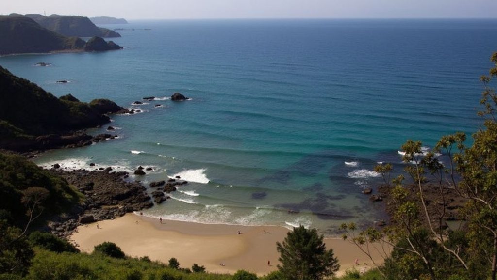 Aguas de Playa de Cazonera en Muros de Nalón (Asturias)