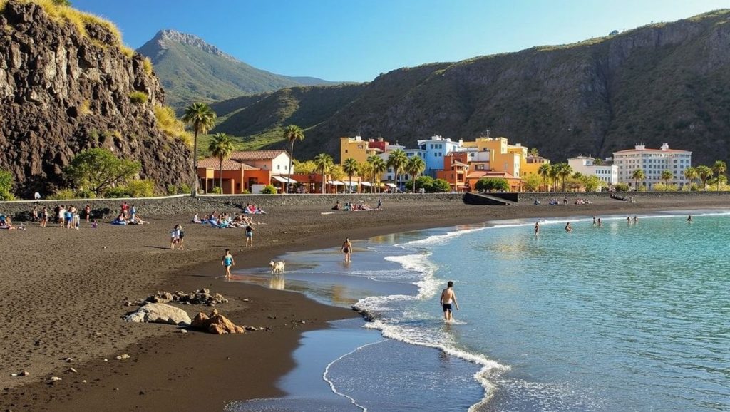Aguas de Playa de Charcón en Tazacorte (La Palma)