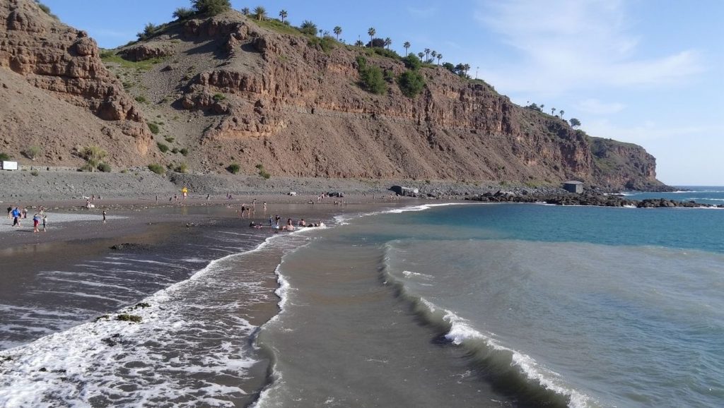 Arena volcánica de Playa de Chigadá, San Sebastián de la Gomera (La Gomera)