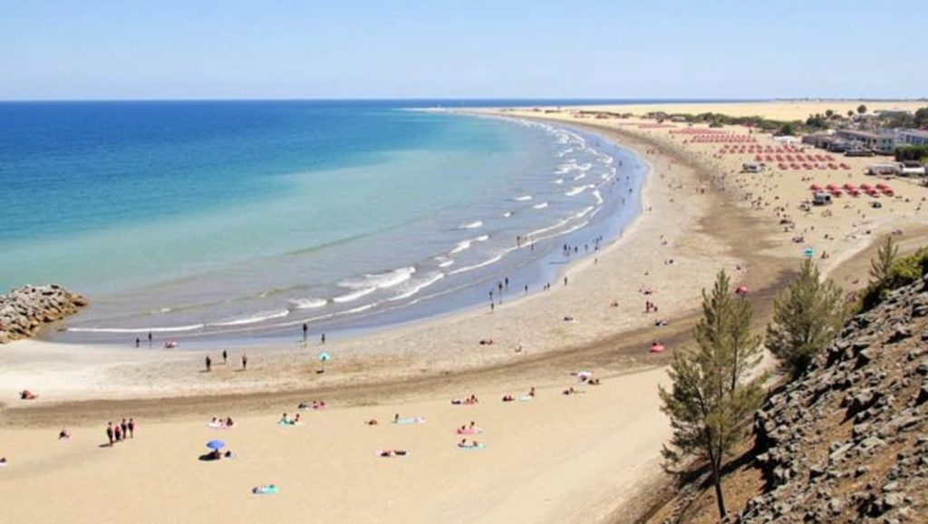 Playa de Cochino en San Bartolomé de Tirajana (Maspalomas) (Gran Canaria)