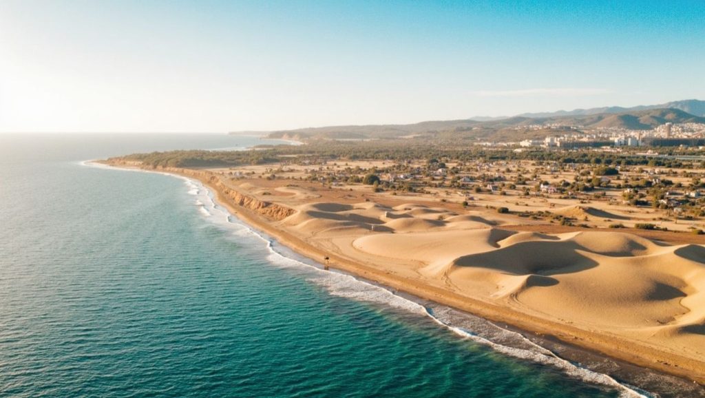Arena volcánica de Playa de Cochino, San Bartolomé de Tirajana (Maspalomas) (Gran Canaria)