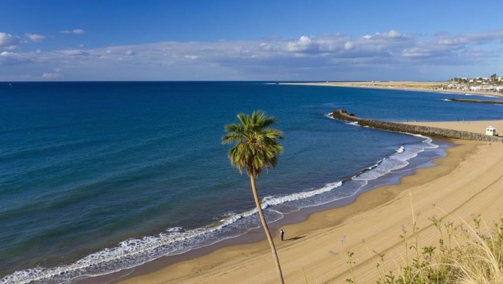 Aguas de Playa de Cochino en San Bartolomé de Tirajana (Maspalomas) (Gran Canaria)