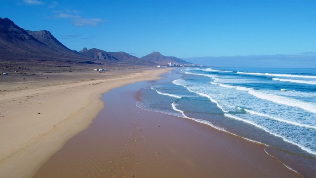 Panorámica de Playa de Cofete, Fuerteventura