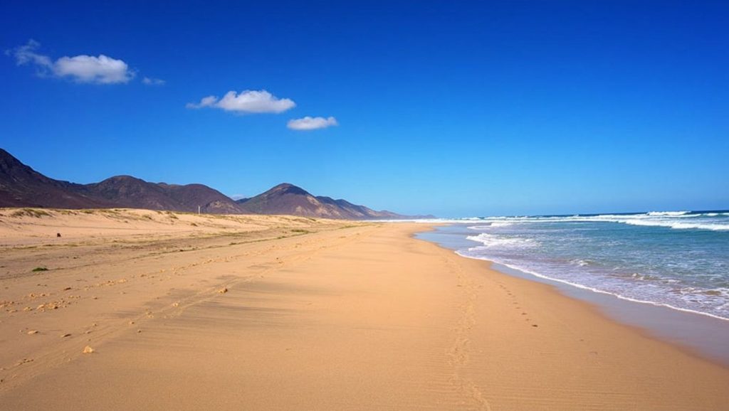 Aguas de Playa de Cofete en Pájara (Fuerteventura)