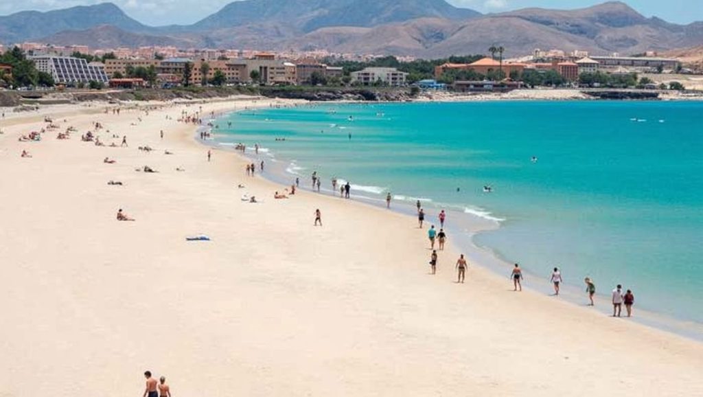 Panorámica de Playa de Costa Calma, Fuerteventura