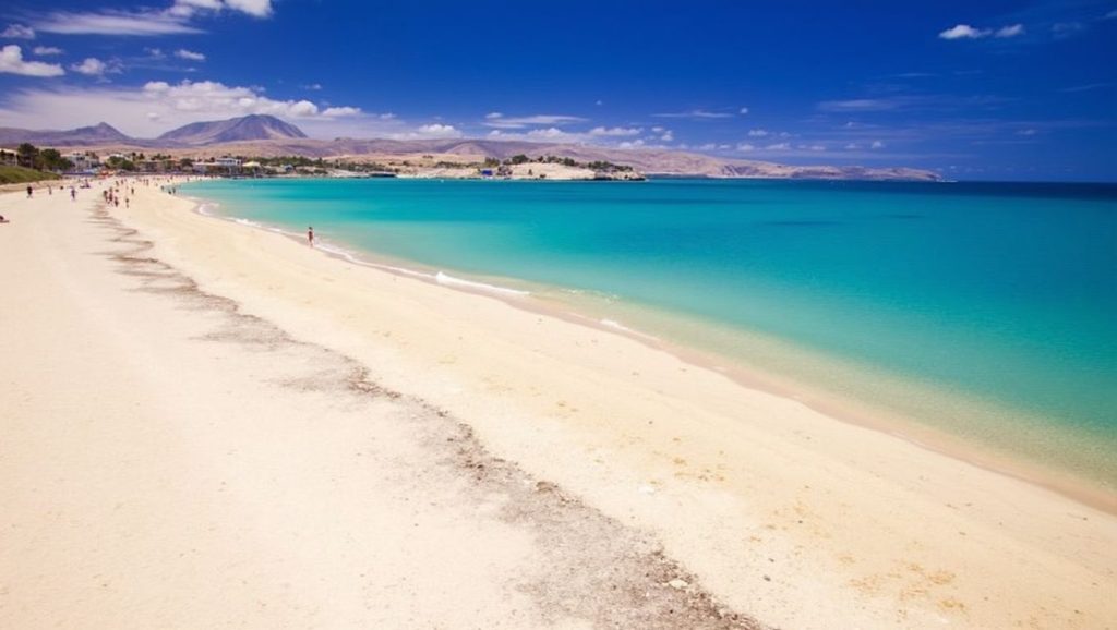 Entorno natural de Playa de Costa Calma en Fuerteventura